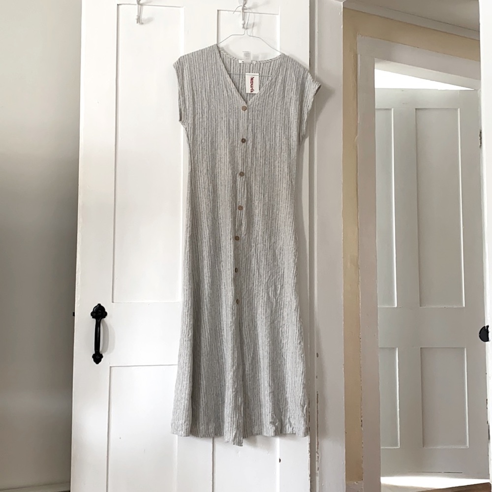 Caution to the wind ankle length dress